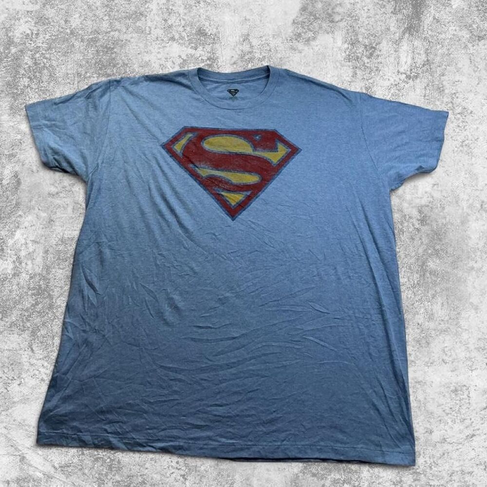 Dc-comics Men's Blue T-shirt